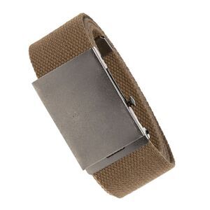 Duke Mens D555 Edward Webbing Waist Belt / Khaki